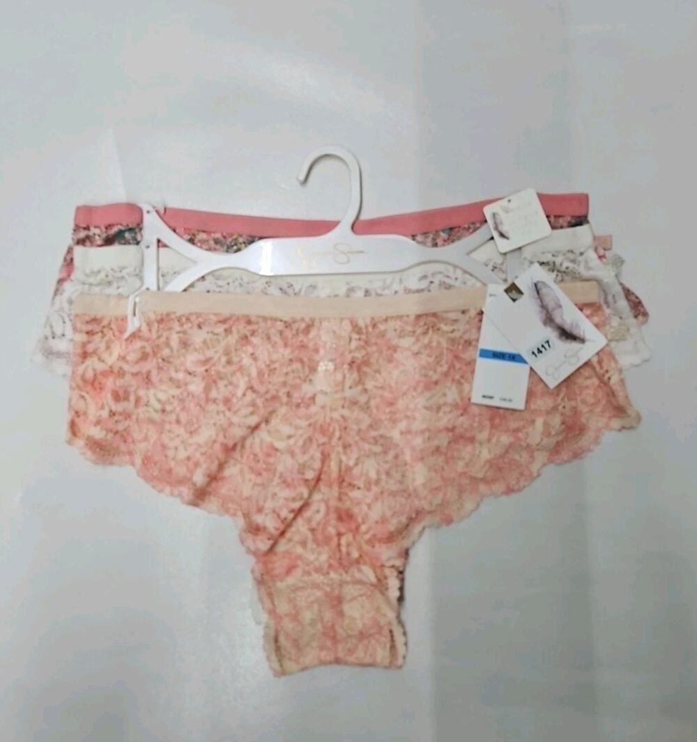 Jessica Simpson Full Figure Cheeky Fit SIZE 1X Multicolor 3pk New